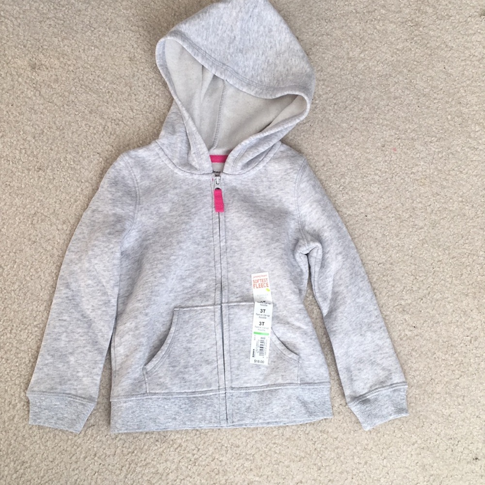 NWT Toddler Fleece, Zip-Up Hoodie